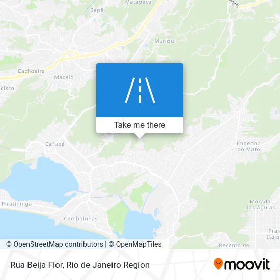 Rua Beija Flor map