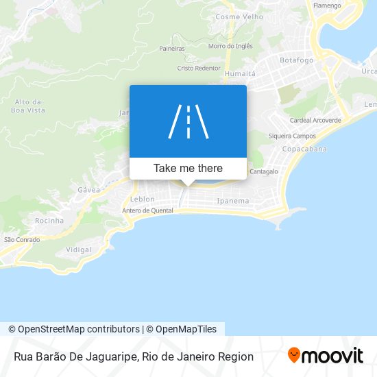 Mapa Rua Barão De Jaguaripe