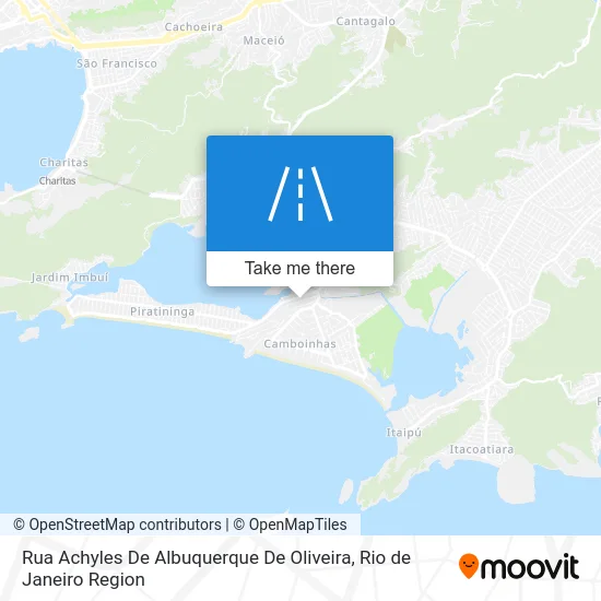 Rua Achyles De Albuquerque De Oliveira map