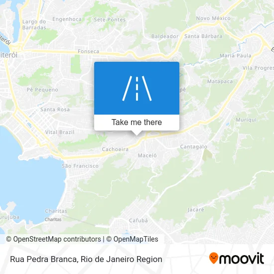 Rua Pedra Branca map