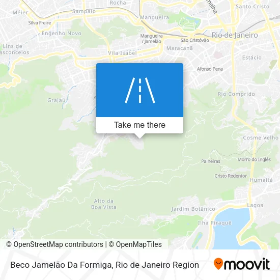 Beco Jamelão Da Formiga map