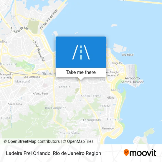 Ladeira Frei Orlando map