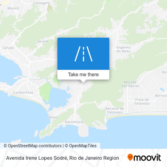 Avenida Irene Lopes Sodré map