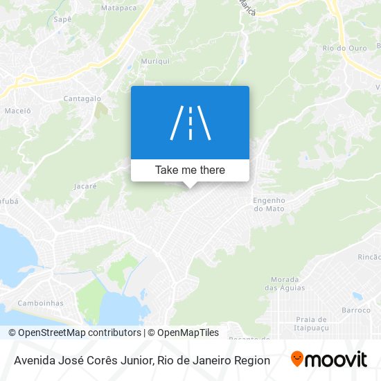 Mapa Avenida José Corês Junior