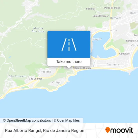 Rua Alberto Rangel map