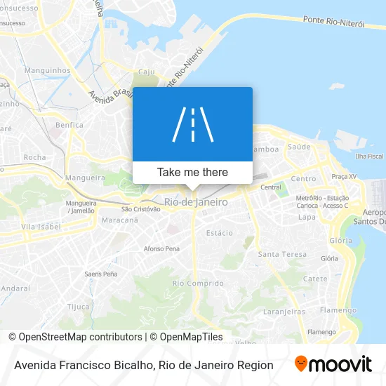 Avenida Francisco Bicalho map