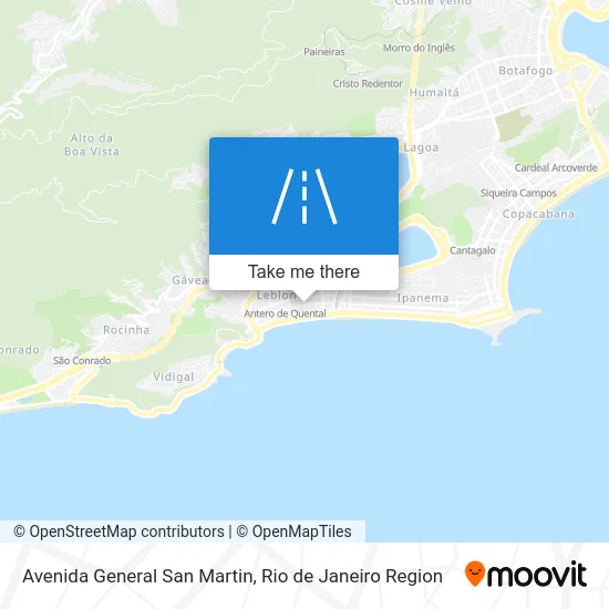 Avenida General San Martin map