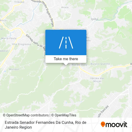 Estrada Senador Fernandes Da Cunha map