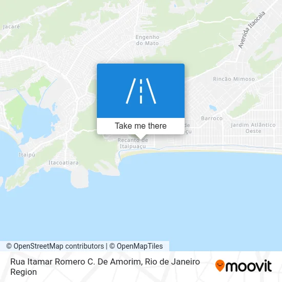Rua Itamar Romero C. De Amorim map