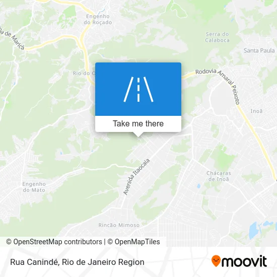 Rua Canindé map