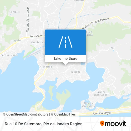 Rua 10 De Setembro map