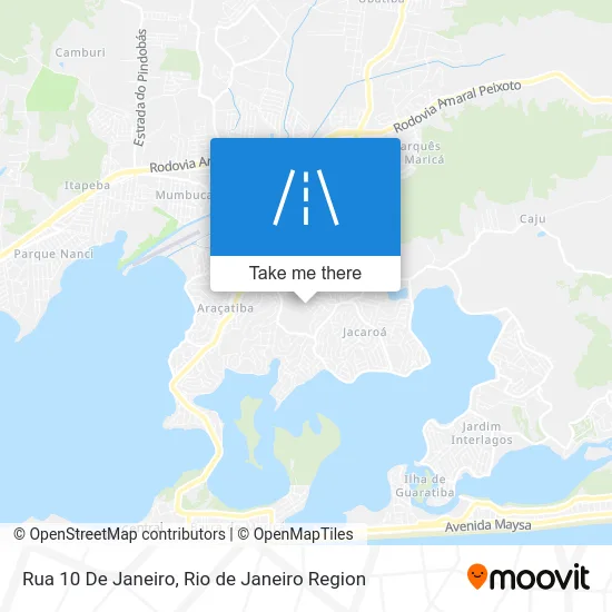 Rua 10 De Janeiro map