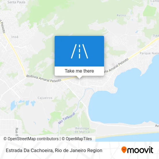 Estrada Da Cachoeira map