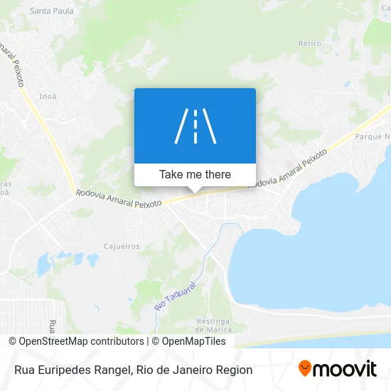 Rua Euripedes Rangel map