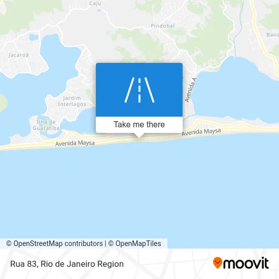 Rua 83 map