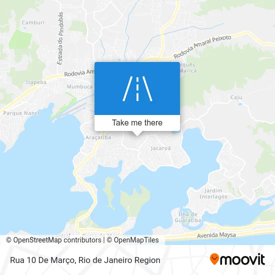 Rua 10 De Março map