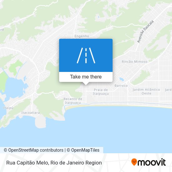 Rua Capitão Melo map