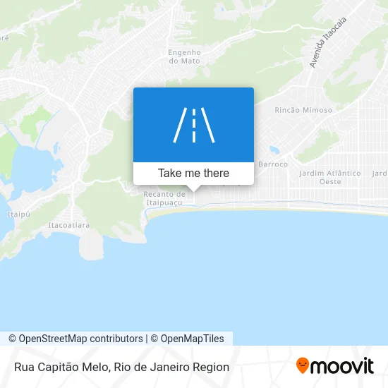 Rua Capitão Melo map