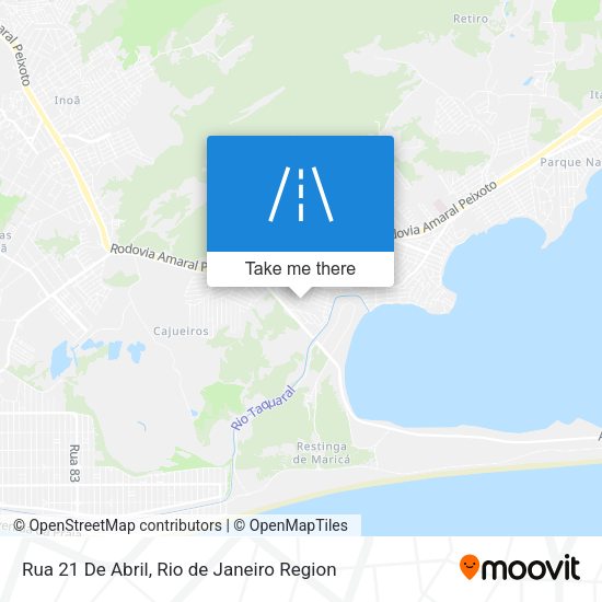 Rua 21 De Abril map