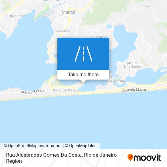 Rua Alcebrades Gomes Da Costa map