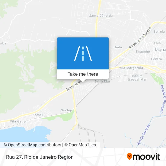 Rua 27 map