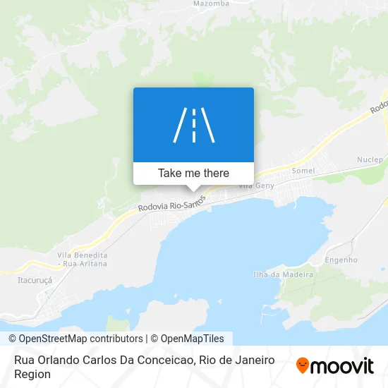 Rua Orlando Carlos Da Conceicao map