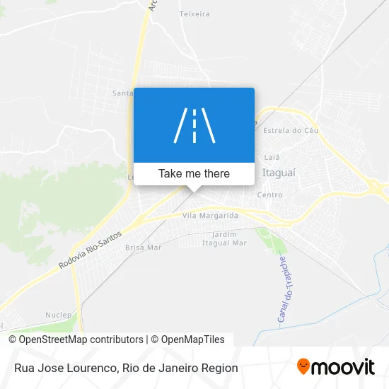 Rua Jose Lourenco map