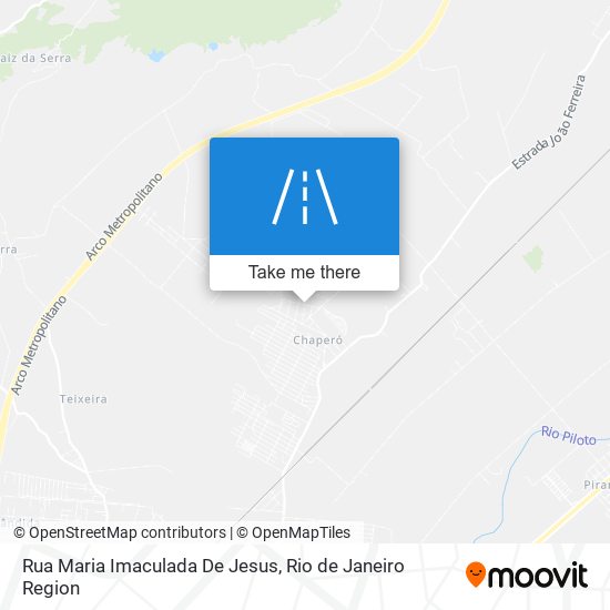 Mapa Rua Maria Imaculada De Jesus