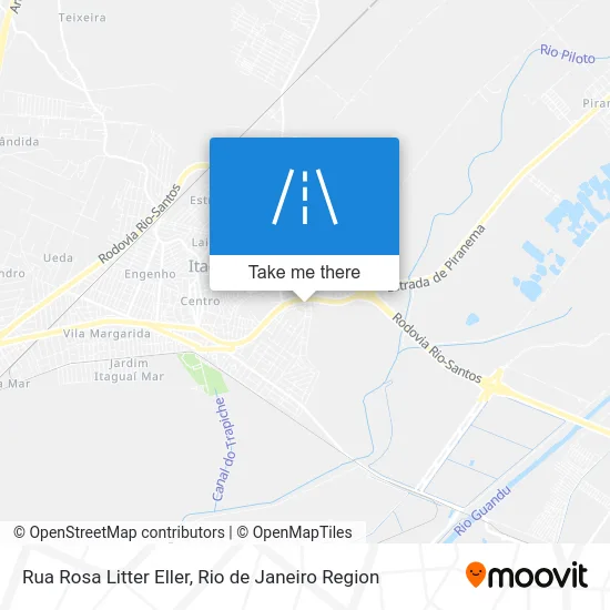Rua Rosa Litter Eller map
