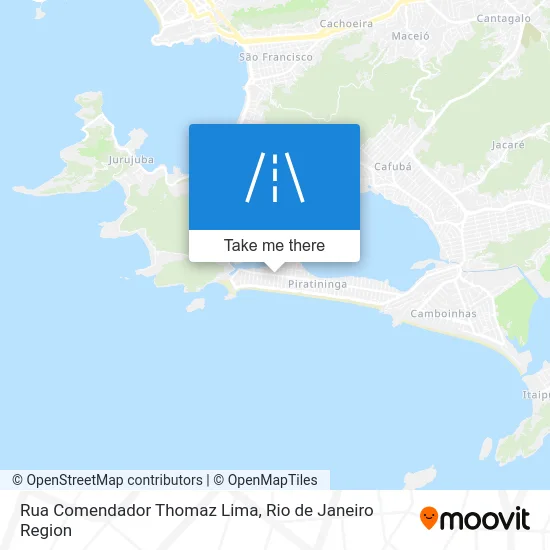 Rua Comendador Thomaz Lima map