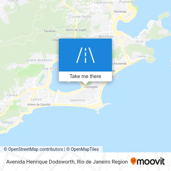 Avenida Henrique Dodsworth map