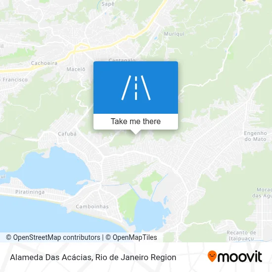 Alameda Das Acácias map