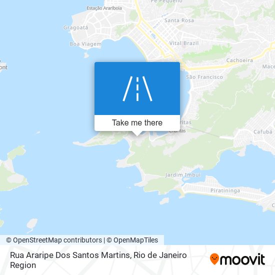 Rua Araripe Dos Santos Martins map