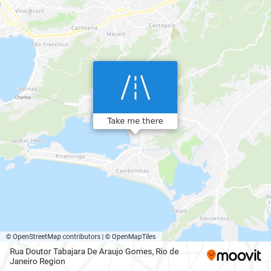 Mapa Rua Doutor Tabajara De Araujo Gomes