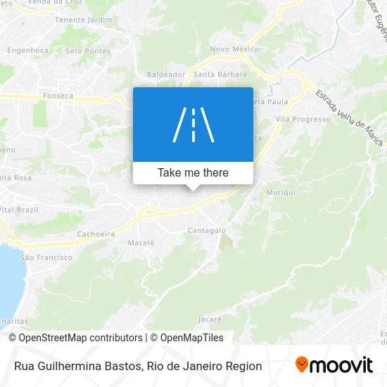 Rua Guilhermina Bastos map
