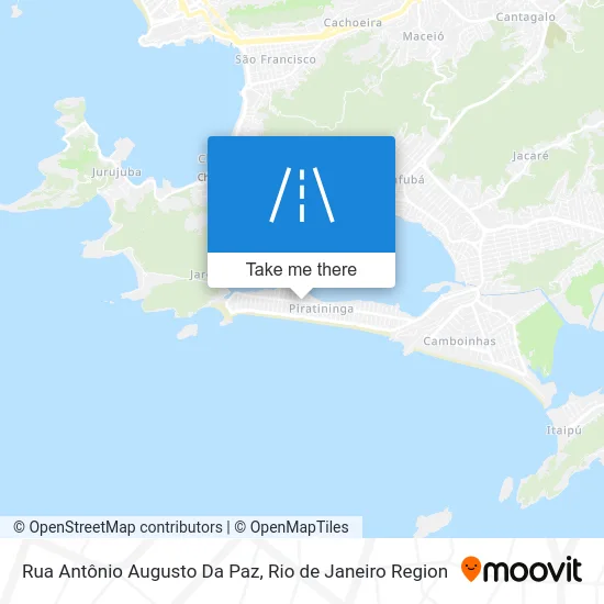 Rua Antônio Augusto Da Paz map