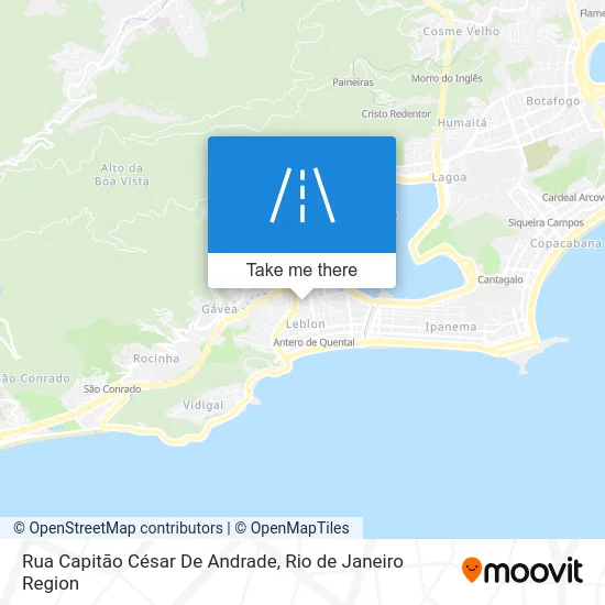 Rua Capitão César De Andrade map