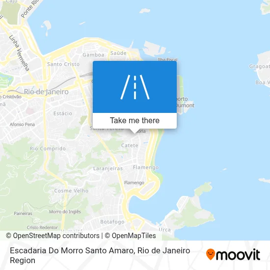 Escadaria Do Morro Santo Amaro map