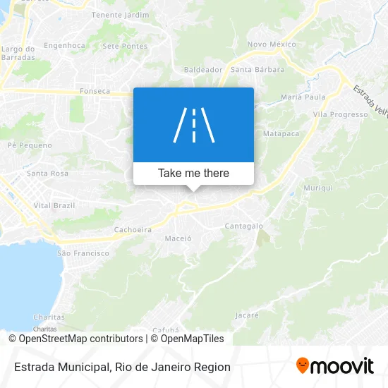 Estrada Municipal map