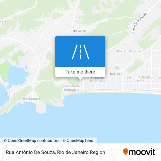 Rua Antônio De Souza map