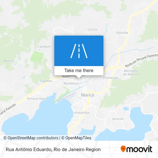 Rua Antônio Eduardo map