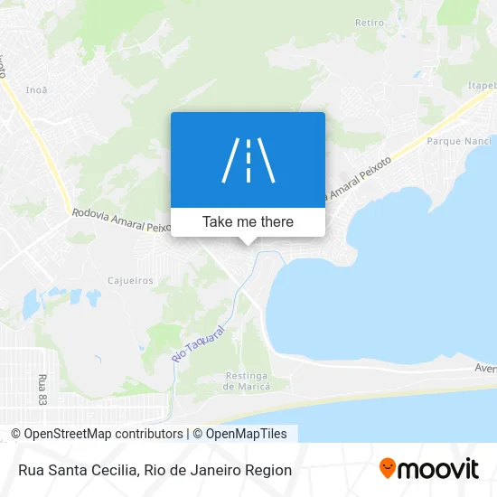 Rua Santa Cecilia map