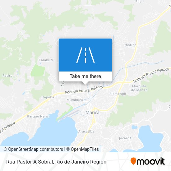 Rua Pastor A Sobral map