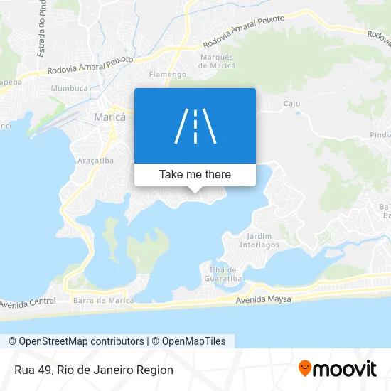Rua 49 map