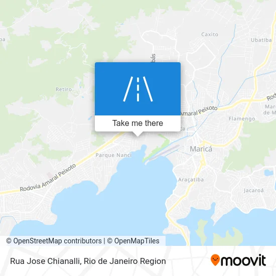 Rua Jose Chianalli map