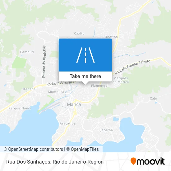 Rua Dos Sanhaços map