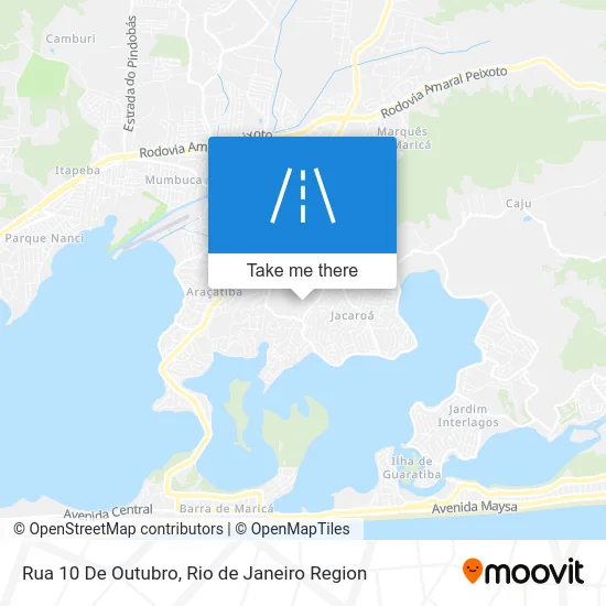 Rua 10 De Outubro map