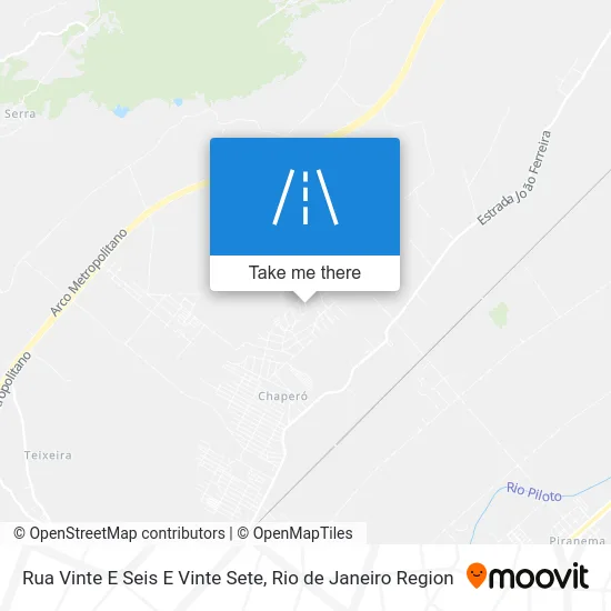 Rua Vinte E Seis E Vinte Sete map