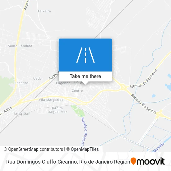Rua Domingos Ciuffo Cicarino map