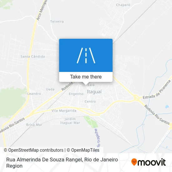 Rua Almerinda De Souza Rangel map